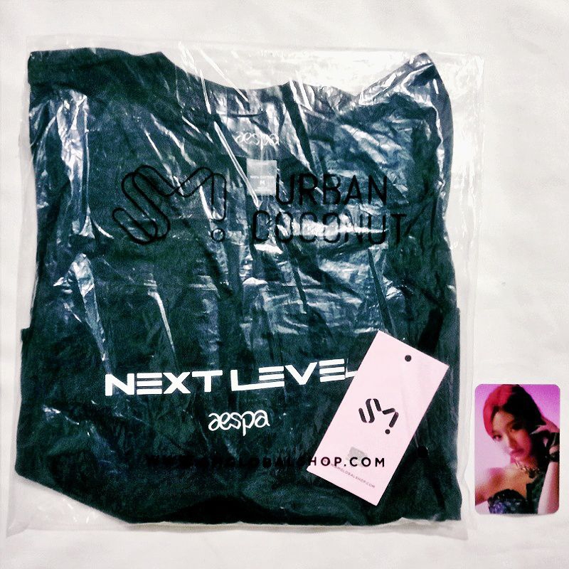 Aespa Next Level NL Crop Top Size M SM Global Shop SGS + Benefit SGS Next Level Ningning Ning Ning