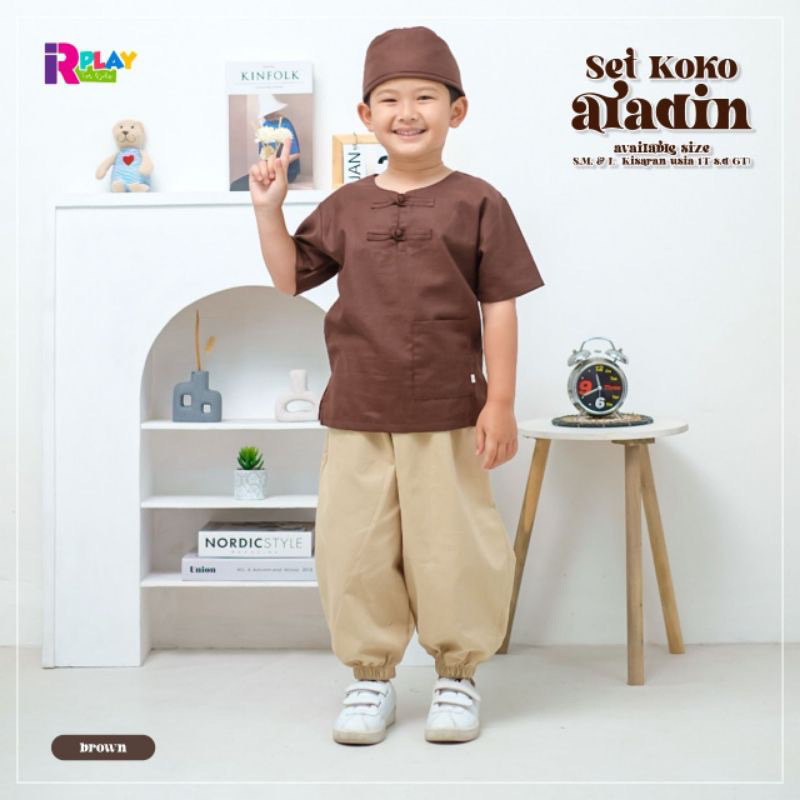 SET KOKO ALADIN BY IRPLAY/ SET KOKO ALADIN/SETELAN KOKO ANAK/ SET KOKO