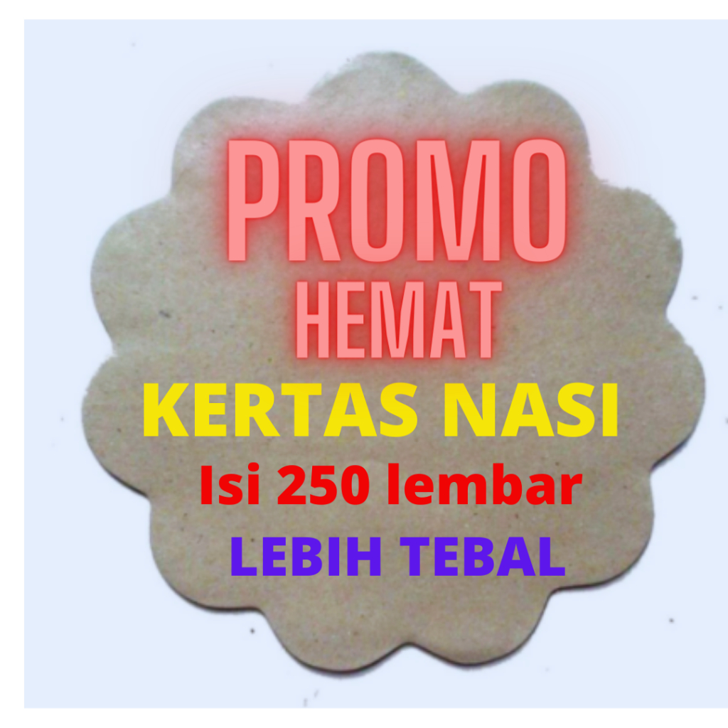 Kertas Nasi Bunga Piring Nasi Alas Nasi Bunga Piring Rotan atau Piring Lidi