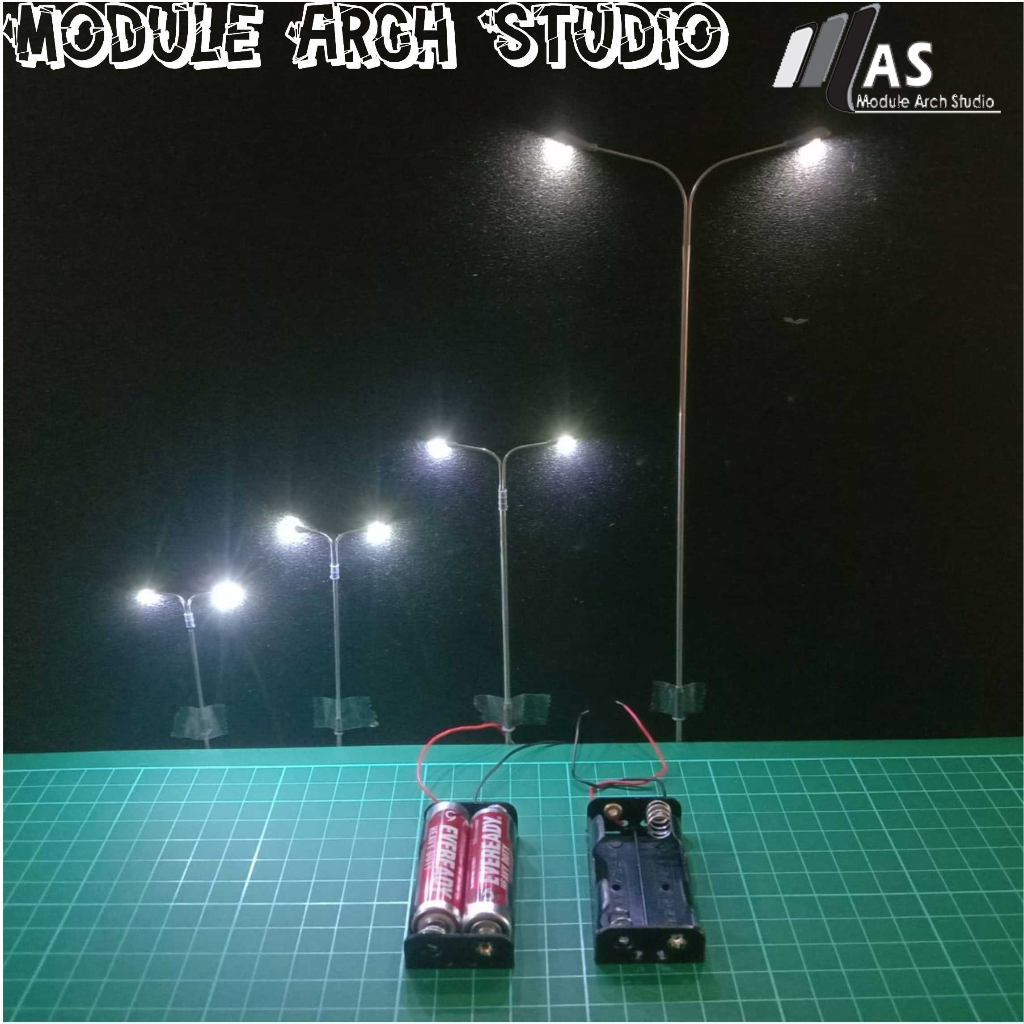 Maket Lampu Jalan - Miniatur Lampu - Maket PJU