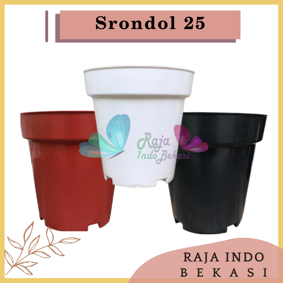 LUSINAN Pot Tinggi Srondol 25 Coklat Hitam Merah Bata Putih Terracota - Pot Tinggi Usa Eiffel Effiel 18 20 25 Lusinan Paket murah isi 1 lusin pot bunga plastik lusinan pot tanaman Pot Bibit Besar Mini Kecil Pot Srondol