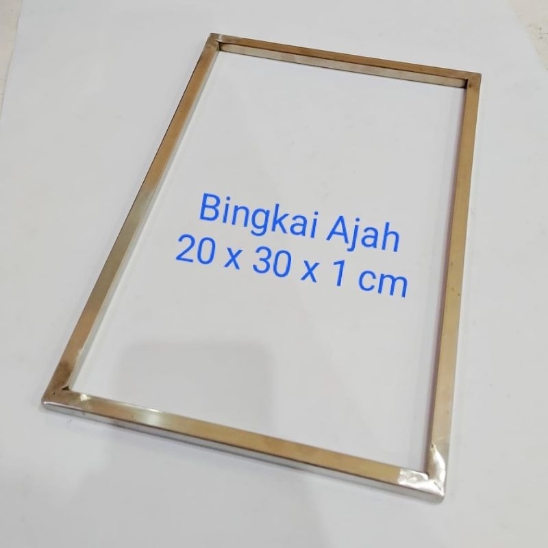 PROMO RAMADHAN BINGKAI ADONAN KUE BAHAN STAINLESS / FRAME ADONAN / BINGKAI KUE KERING / BINGKAI PERATA ADONAN