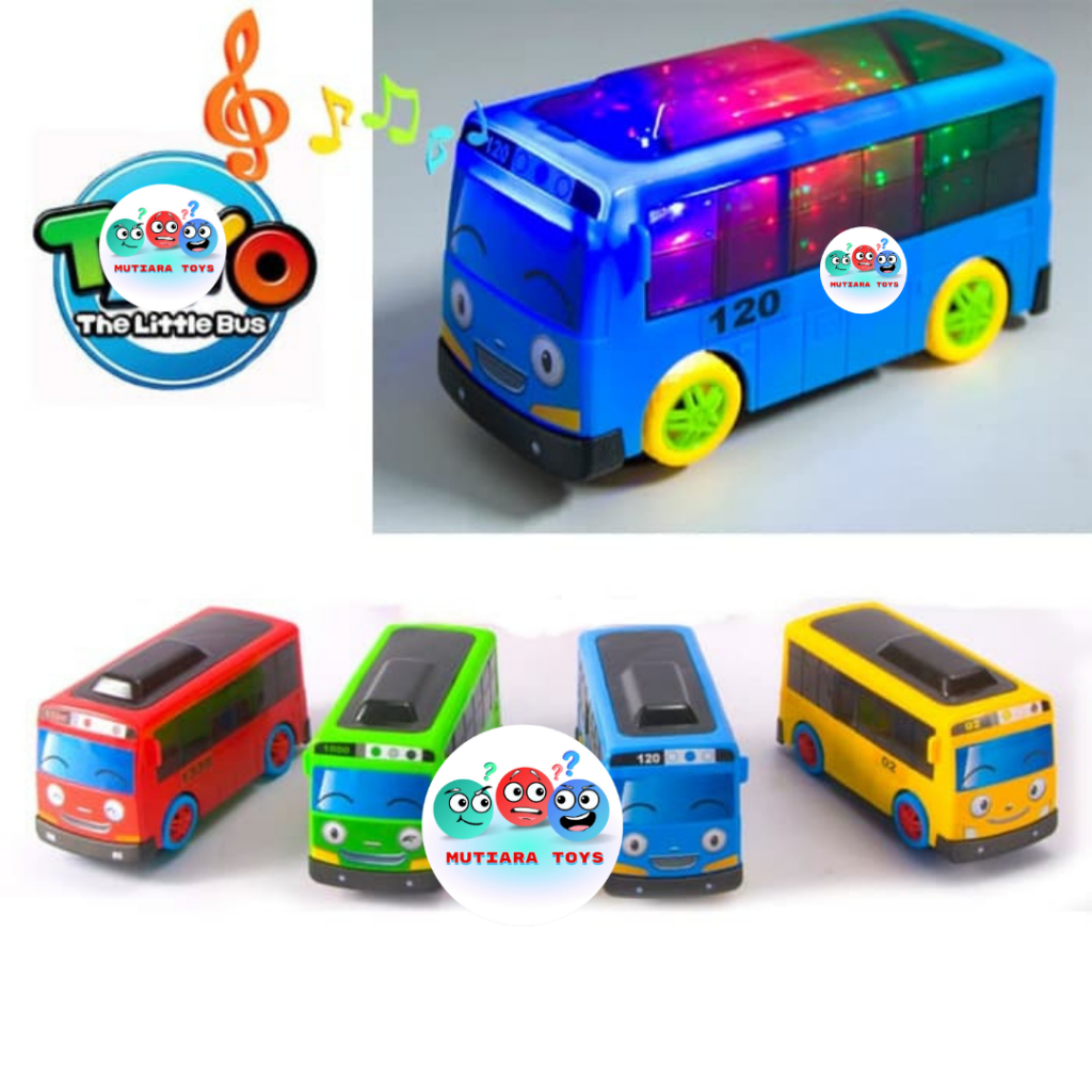 MUTIARATOYS Mainan Bus Tayyo Baterai Lampu No.PR-17271