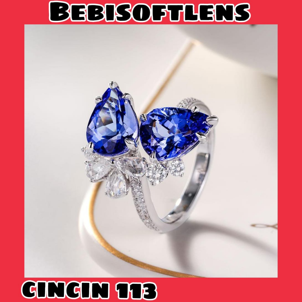 Cincin 113 Tembaga Lapis S925 Fashion Cincin Unik Lucu Keren / BB