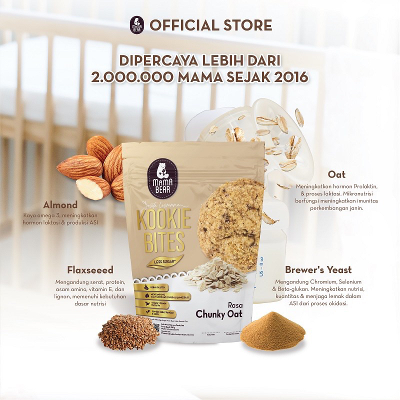 Mamabear kukis  - kukis busui pelancar asi