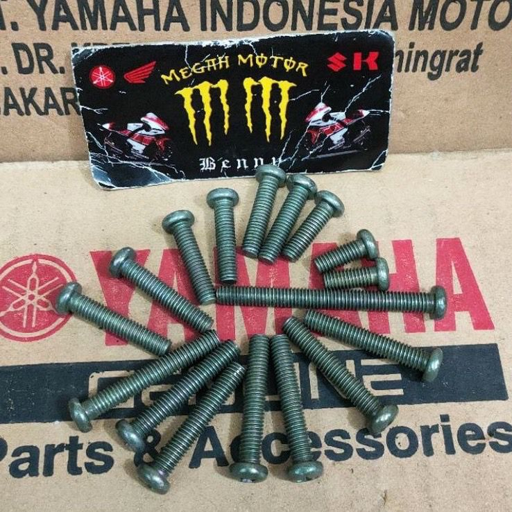 ORI Baut kalter kembang set RX-King Cobra - RXKing new RX-K RX-S RXspesial 1set kiri kanan