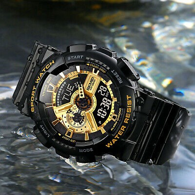 SKMEI 1834 Jam Tangan Pria  Digital Analog World Time Anti Air