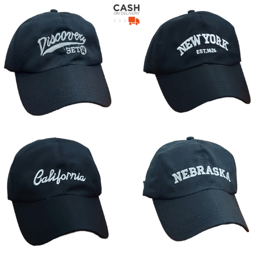 Topi Baseball Bordir New York Nebraska California Ring Besi Remaja Dewasa Unisex