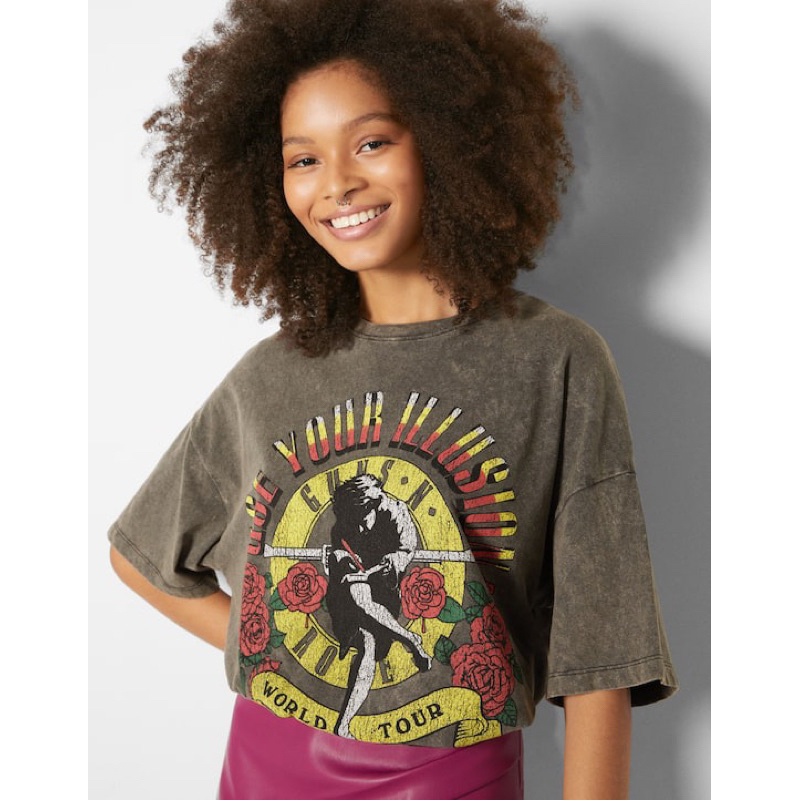 Kaos Guns And Roses By Bershak*