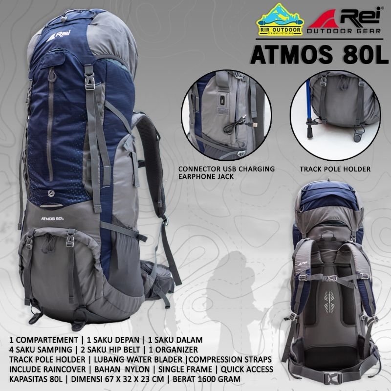 Carrier Arei Atmos 80L / Tas Gunung