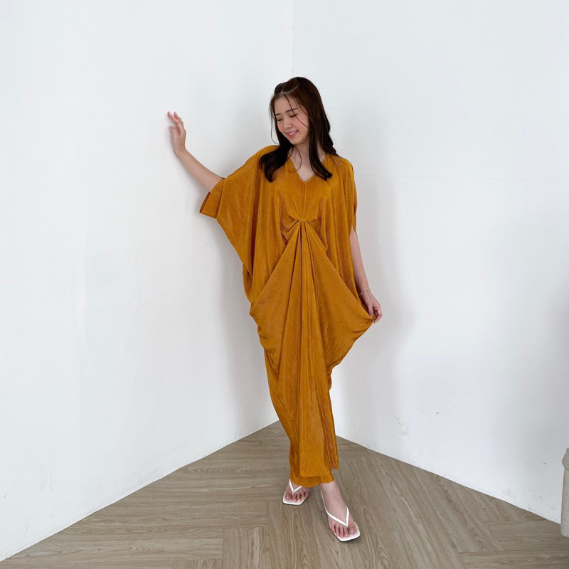 Aurel Kaftan Dress | Baju Idul fitri Lebaran Dress Kondangan Pesta