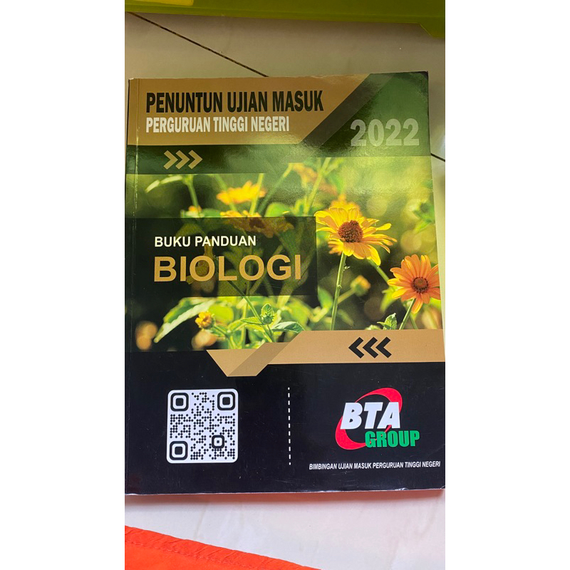 buku panduan SNBT 2023 Biologi 2022 BTA