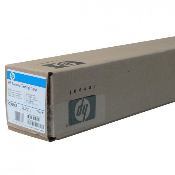 

HP Natural Tracing Paper C3869A 76microns(3mil) 90g/m2 610mm x 45,7m