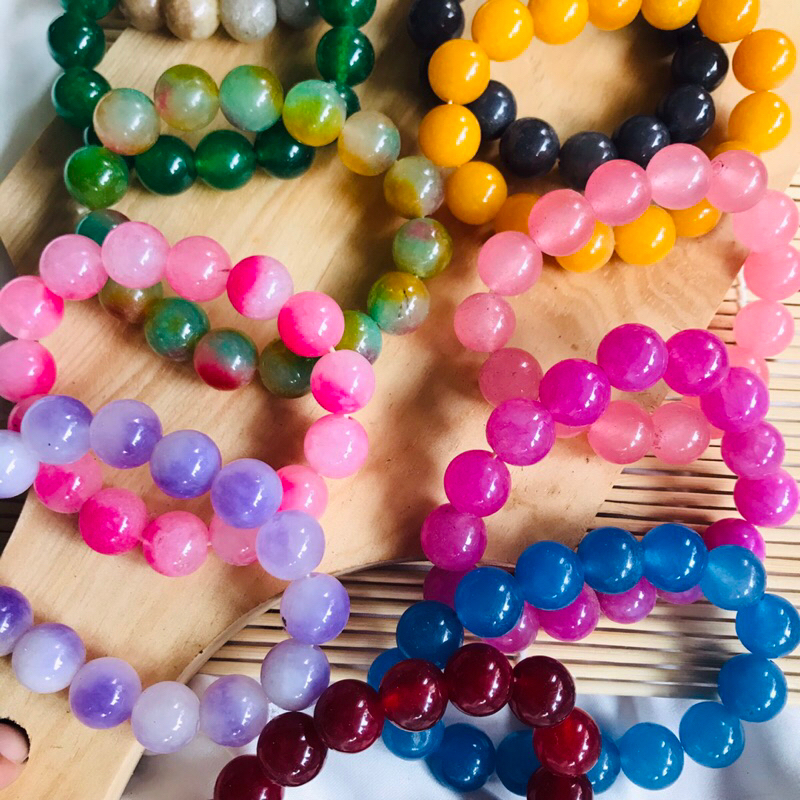 Gelang Batu Manau Hijau Muda