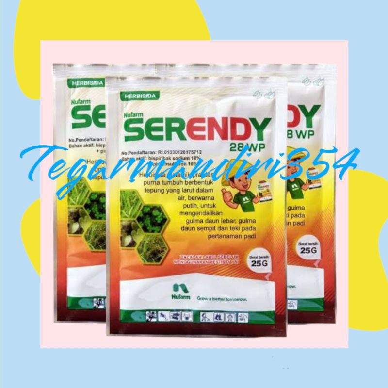 Herbisida sistemik serendy 25gram Herbisida padi serendi 25gram