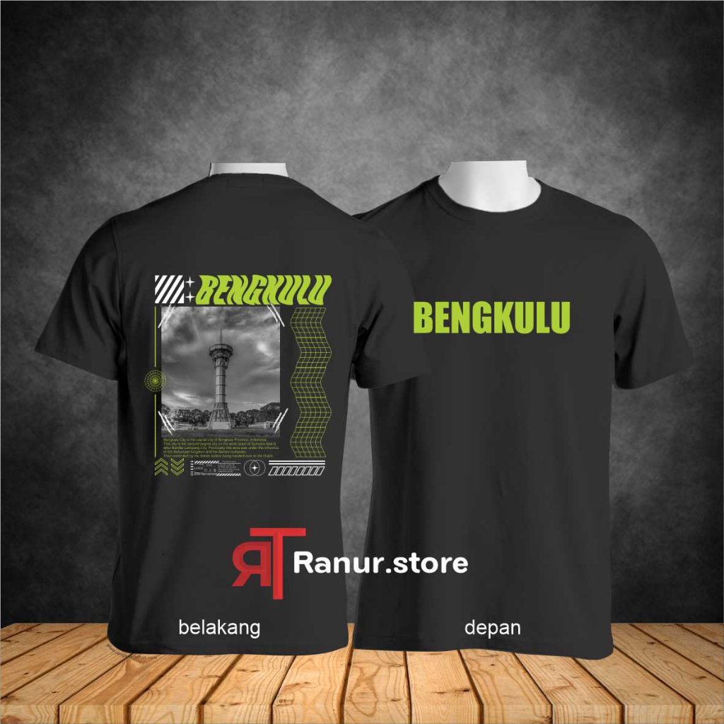 Baju bengkulu / kaos ibu kota bengkulu / pakaian bengkulu