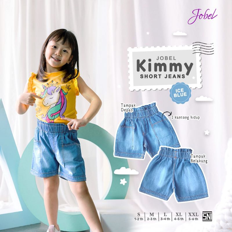 Jobel Kimmy Short Jeans (1-6 tahun)