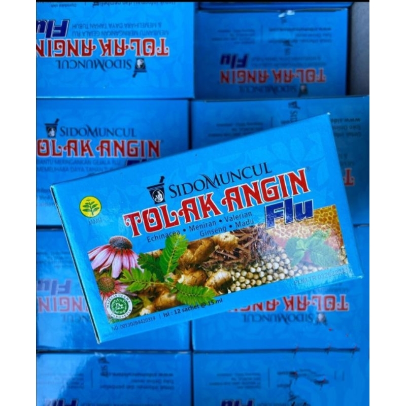 (ORIGINAL) Tolak Angin Flu Box Jual Per BOX Isi 12 Sachet / Tolak Angin Flu Murah