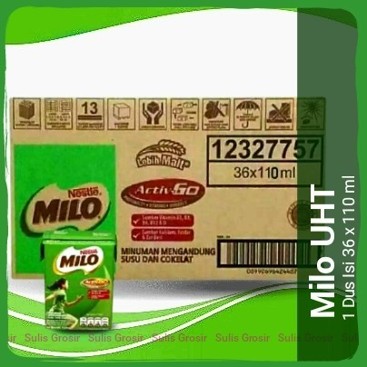 

MILO ACTIV - GO Minuman mengandung susu & cokelat UHT 110 ml