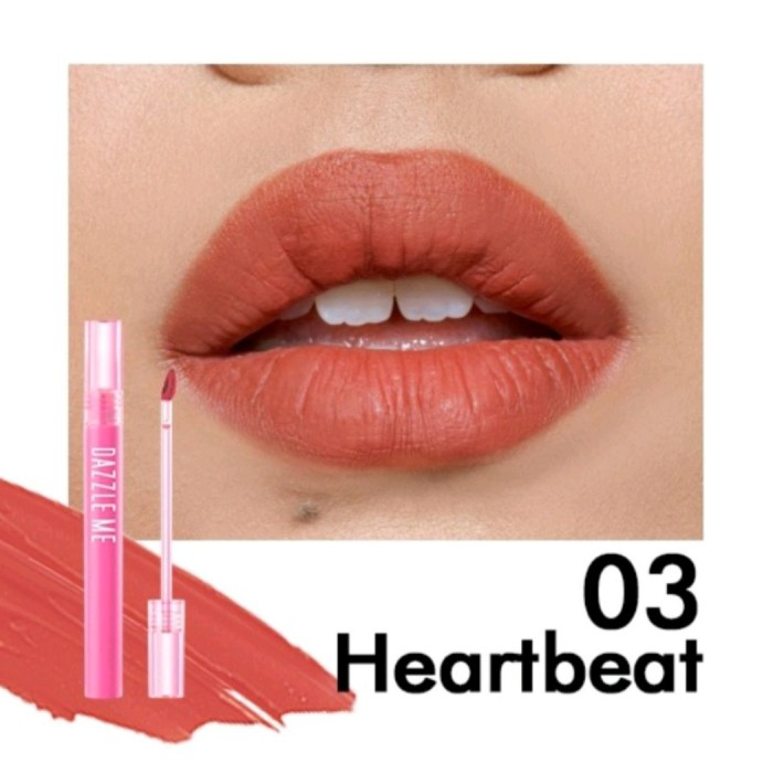 DAZZLE ME MISTY MATTE LIP CREAM SILKY KISS LIP MATTE NON STICKY 12 JAM