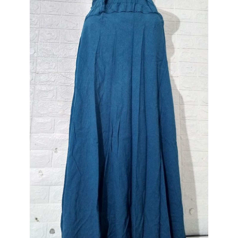 Rok Polos Warna Tosca