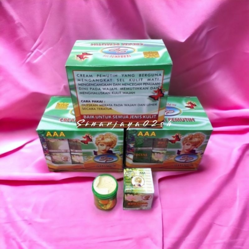 ( harga 1lsn isi 12) CREAM SP SEGEL AAA ORIGINAL KUPU-KUPU PER BOX ISI  Whitening Crem