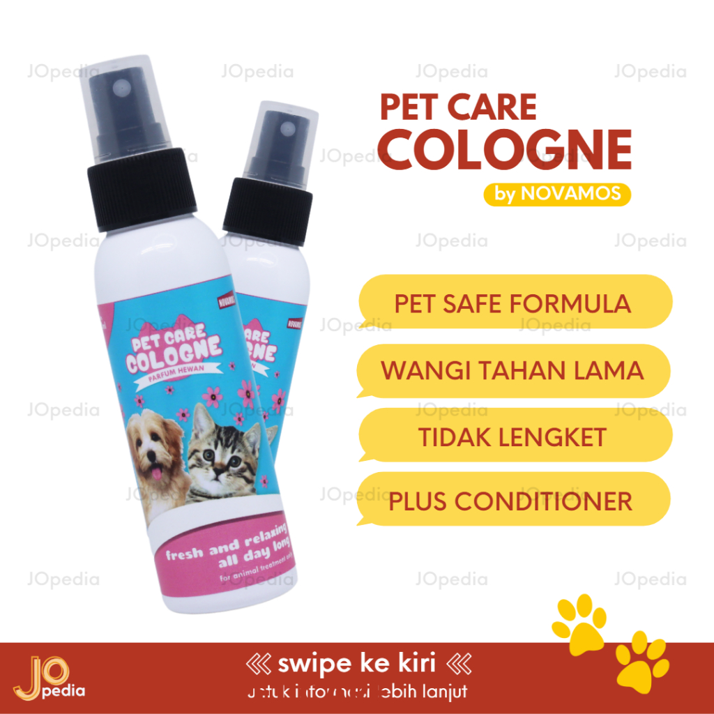 NOVAMOS PET CARE COLOGNE Parfum Kucing Anjing Kelinci Pewangi Hewan Pet Perfume Hamster Sugar Glider