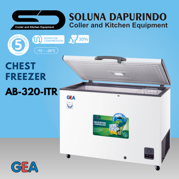 GEA Chest Freezer AB-320-ITR / AB320ITR / AB320 / Freezer