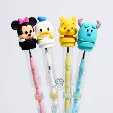 Pensil Tulis Anak Tsum Tsum Pensil Susun Karakter Murah BISA ISI ULANG Pencil Tulis Sekolah anak Lucu