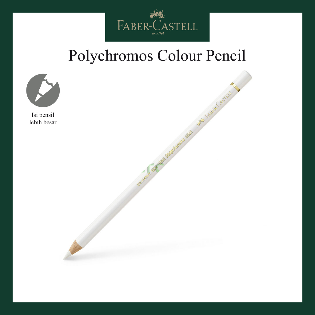 

Pensil Polychromos White 110101 / Polychromos Pencil Faber Castell