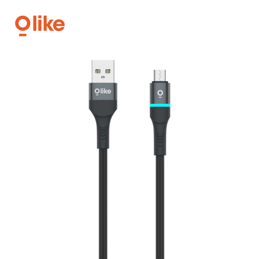 Olike D101M LED Micro USB Kabel Data Cable 1M Braided Fast Charging