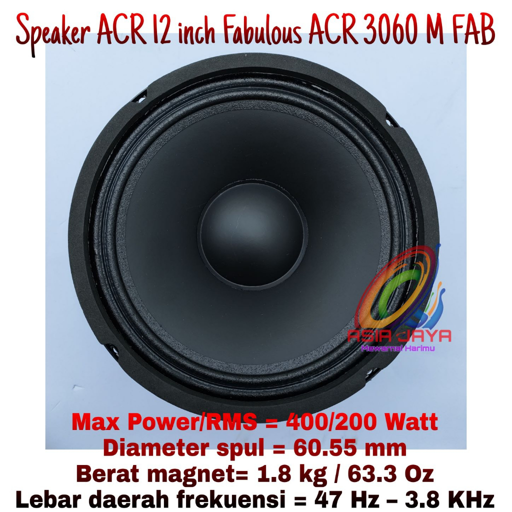 ACR 12 INCH 3060 M FABULOUS ARRAY Speaker