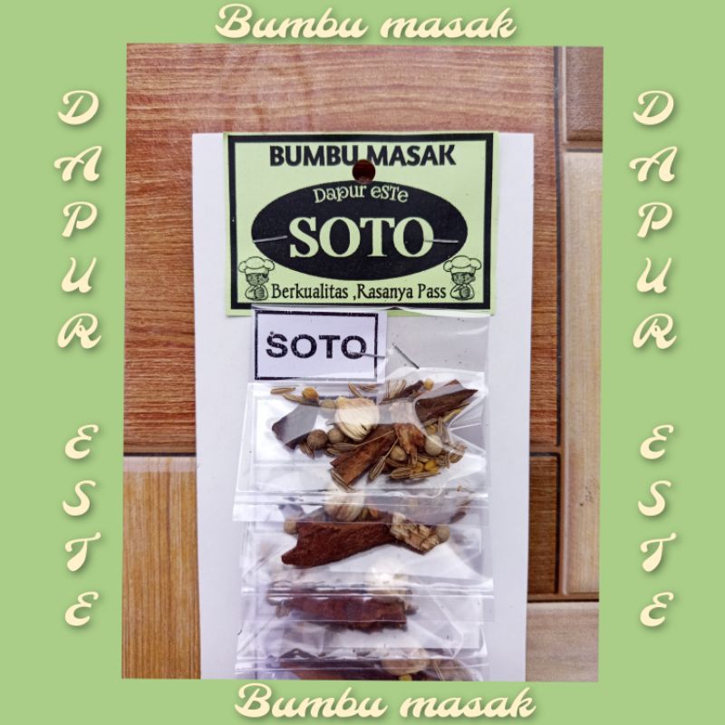 

Bumbu racikan Soto ( Bumbu rentengan )