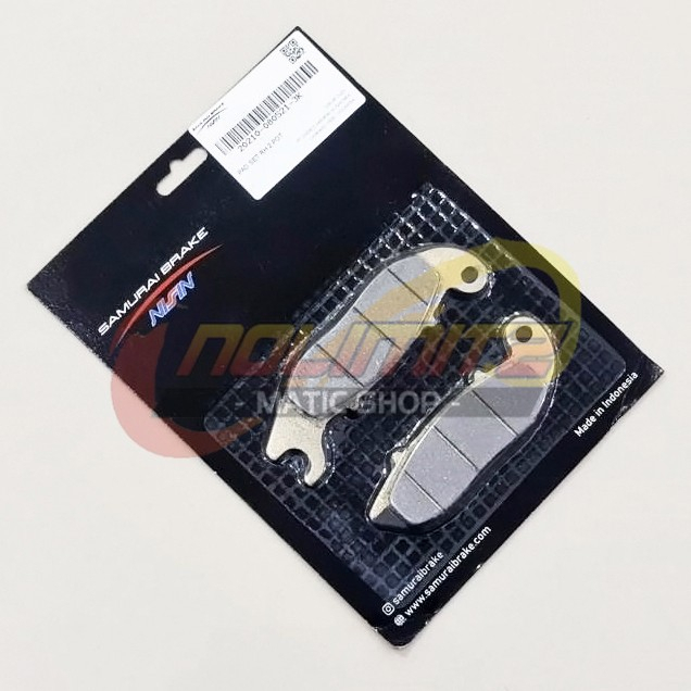 Kampas Rem Nissin Samurai Brake Pad 2 Piston Kanan