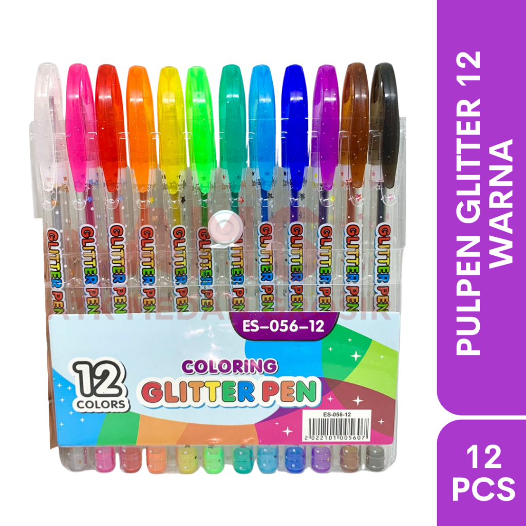 

PEN GEL GLITTER PELANGI BLINK BLINK 12 WARNA