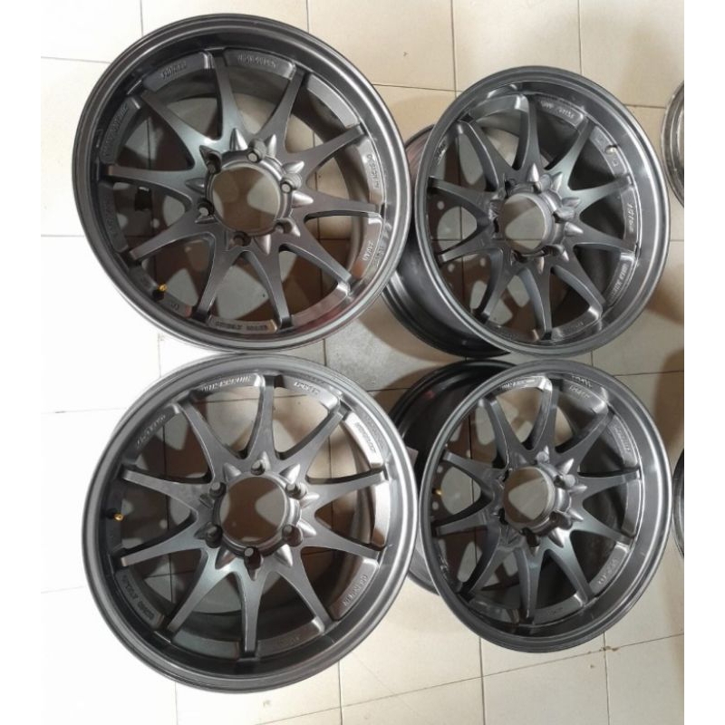 Velg Mobil Bekas Ce28 Ring 18x9 Pcd 6x139,7 ET0 Grey Buat Fortuner Pajero Hilux Triton Ford Ranger I