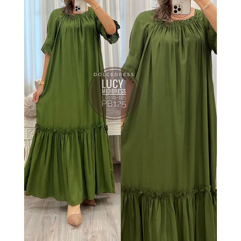 Daster Arab Dolce LUCY Long Dress Rayon Super Cantik