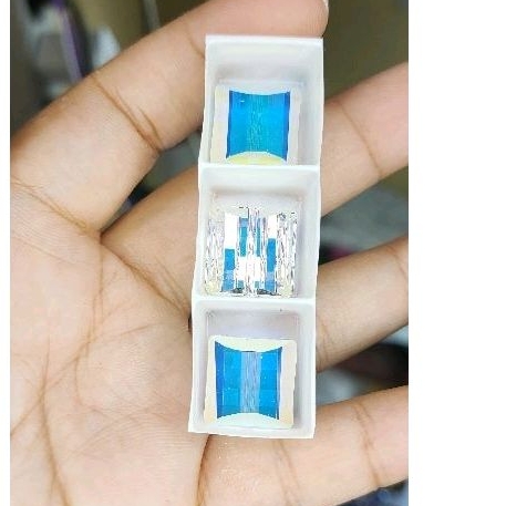 Swarovski stairway bead 14mm cry ab( perbutir)