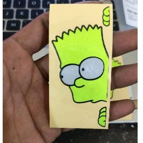 stiker cutting simpsons ngintip stiker motor