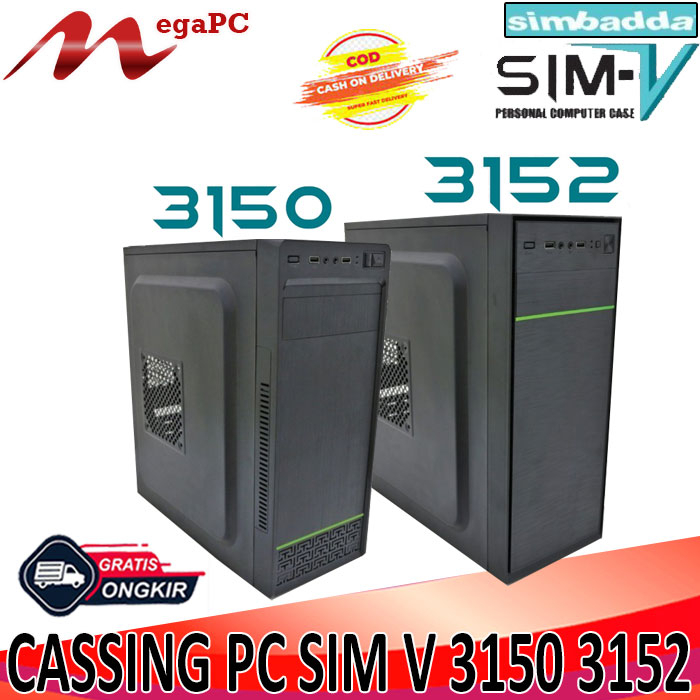 Cassing PC Simbadda Sim v 3150 3152 Include Psu 380 Watt