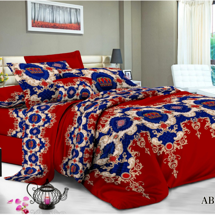 Sprei Set JUMBO 240x200 Katun BONITA/Sprei JUMBO Motif-Sulthon Mahmer