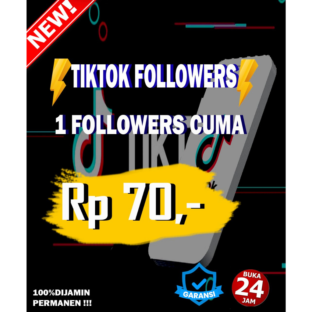 [PALING MURAH] TIKTOK FOLLOWER