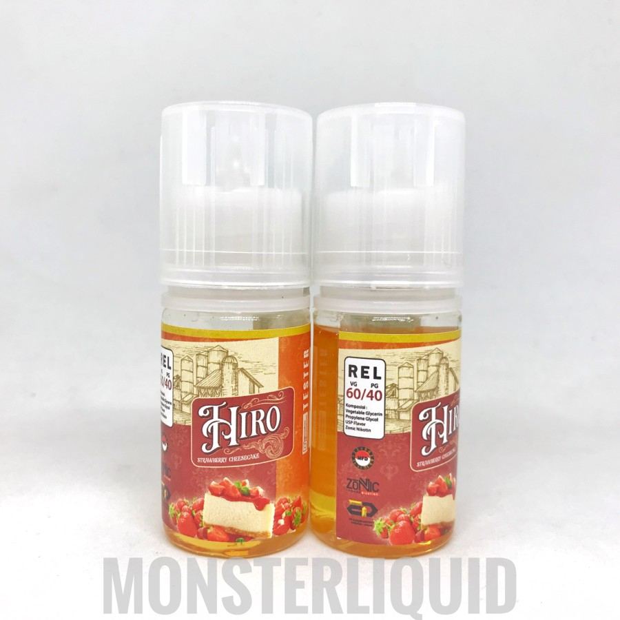 TESTERAN 30ML HIRO STRAWBERRY CHEESECAKE BY JOZOJO BREW 3MG