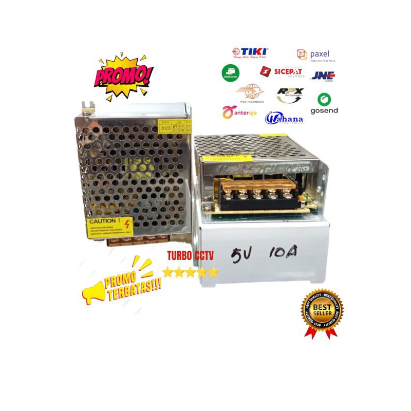 Power Supply 5V 10a bodi kecil