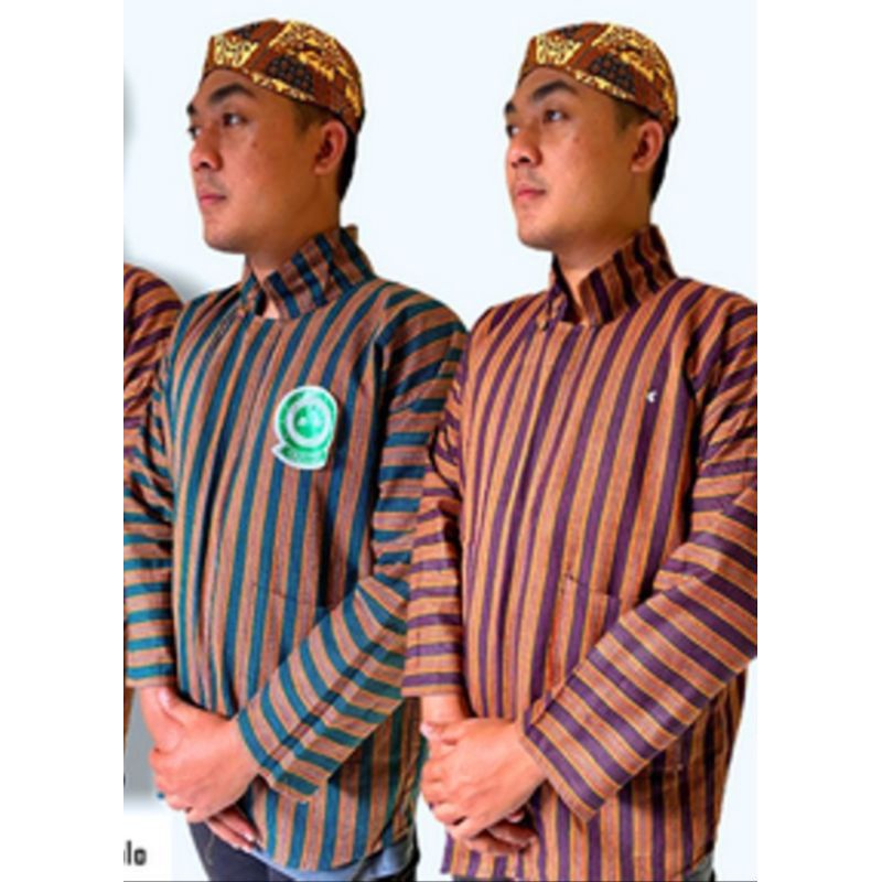 Baju Surjan Pria Lurik Atbm  Adat Jawa