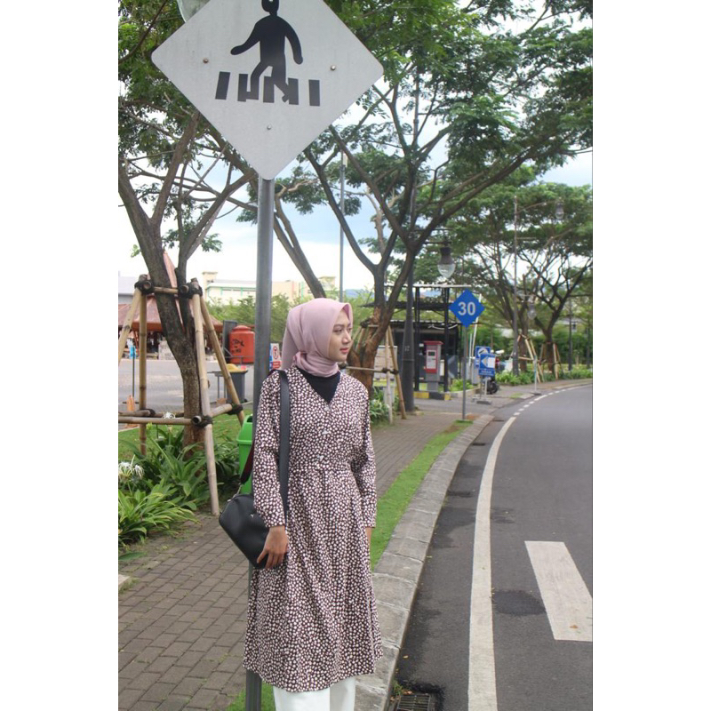 Midi Dress Korean / Korean Style / Dress Korea / Baju Muslim / Dress / Midi Dress