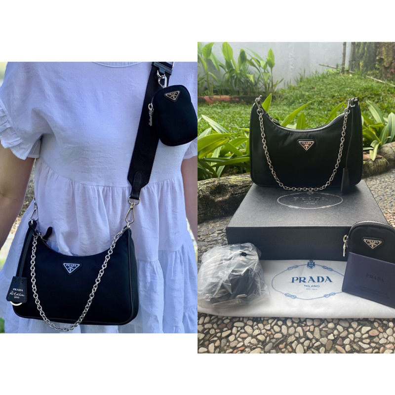 preloved tas prada re edition nylon 2005 mirror quality