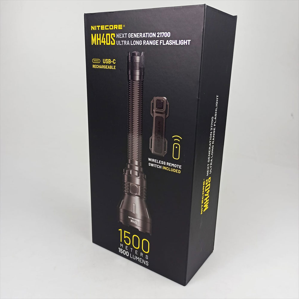 NITECORE Senter LED Berburu Luminengin G9 1500 Lumens - MH40S - Black