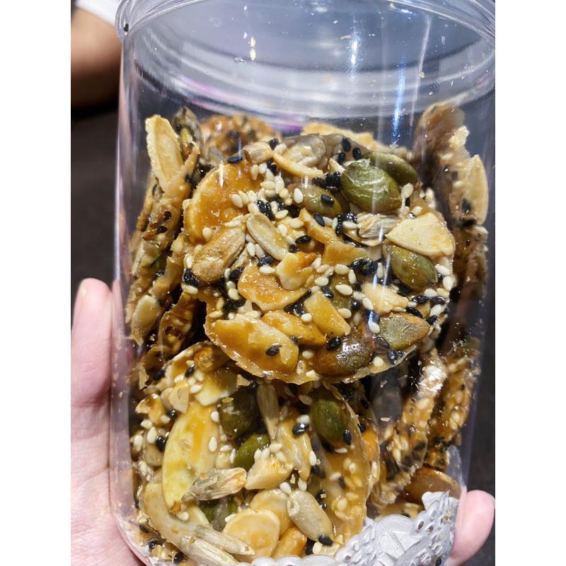 [HALAL] TERMURAH FLORENTINE COOKIES PREMIUM / crispy mixed nuts cookies florenta TOPLES 400 &amp; 800ml