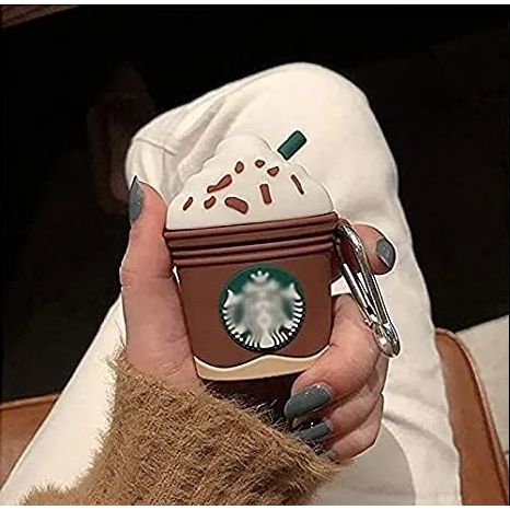 Casing Silikon Case Airpods 1 2 3 Airpods Pro Inpods 12 12s Motif Starbucks Coffee